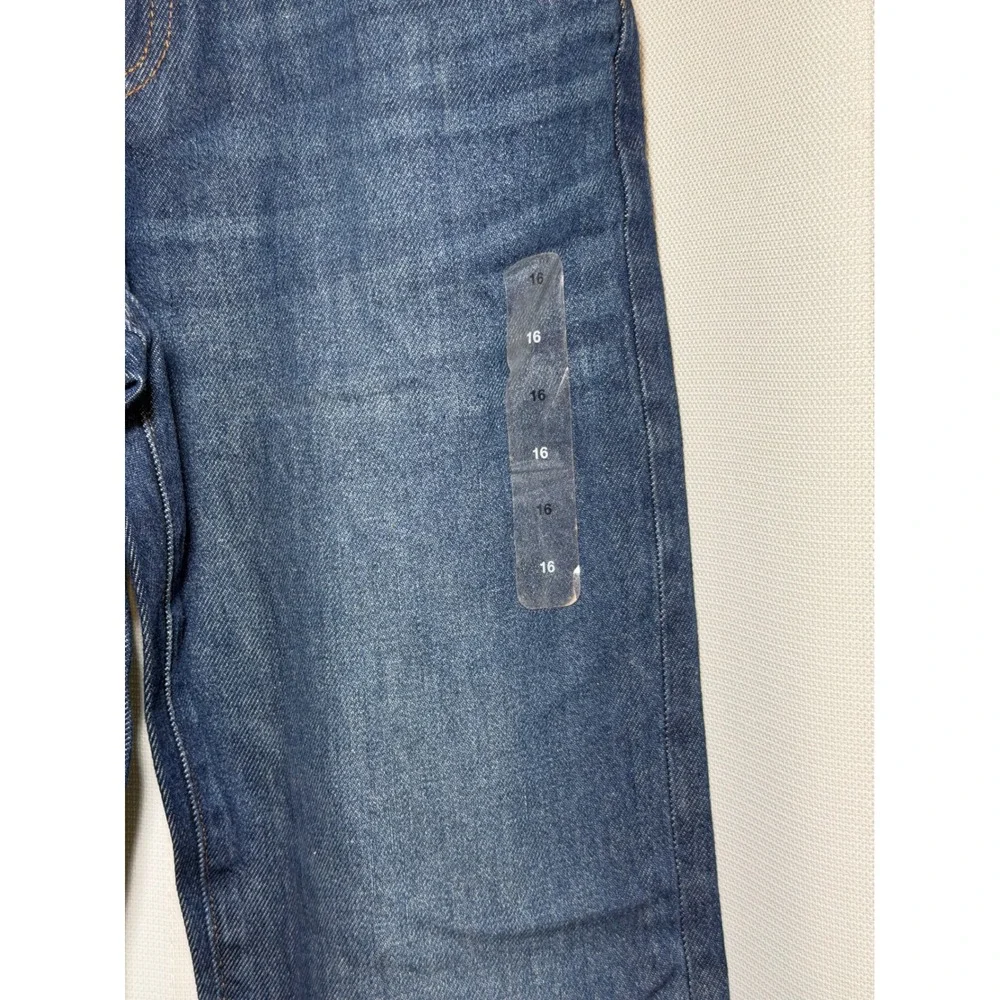 Gap Kids '90s Original Straight Jeans Youth Size 16 NWT Medium Wash Denim